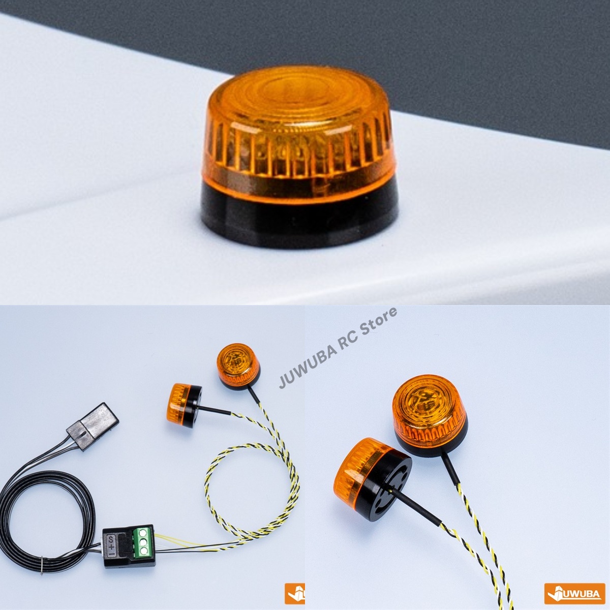 Drone Battery Alarm - 1/14 RC Modello LED Girevole a