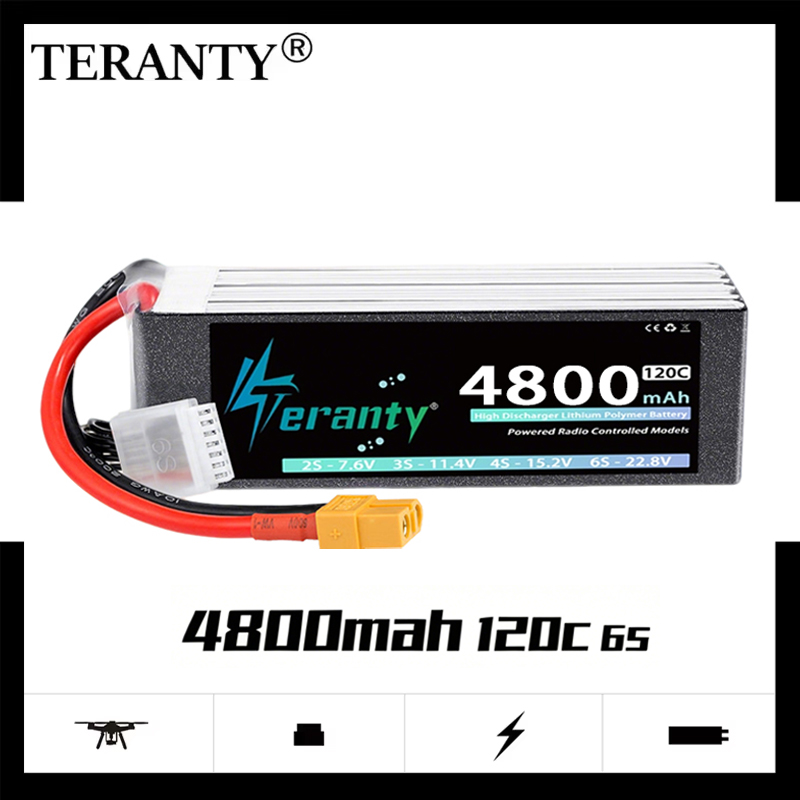 Batteria Lipo TERANTY 6S 4800m - Drone Battery Connector recensione e prezzo