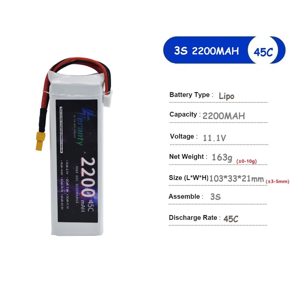 Batteria Lipo 3S 11.1V Deans X - Drone Battery 3S recensione e prezzo